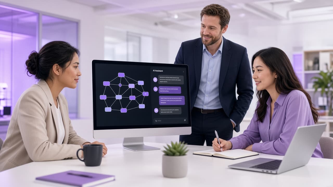 Teams using AI automation in operations