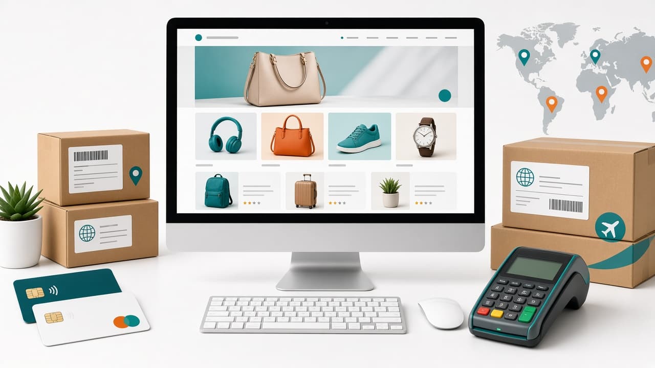 Online storefront and international checkout